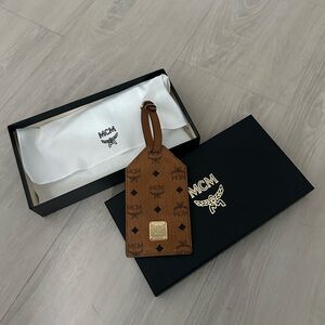 MCM Visetos Luggage Tag